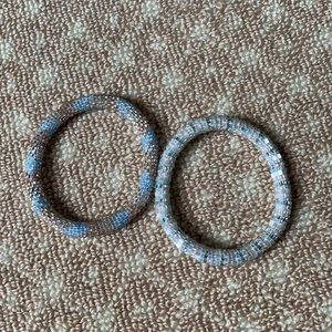 Blue Beaded Bracelets